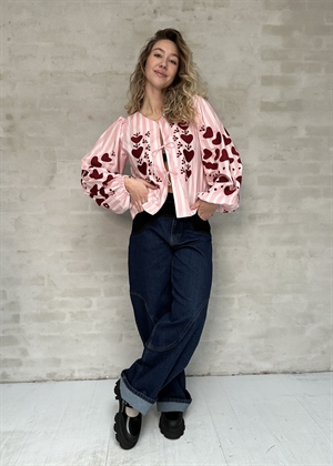 Elisabeth bluse Rose Stripes Sissel Edelbo 